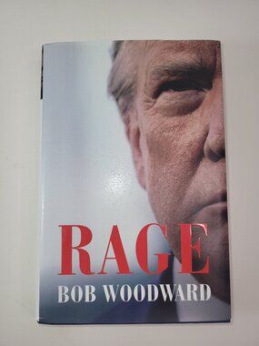 RAGE by Bob Woodward Hardcover 2020 Donald Trump Political Book